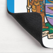Flagge von Edmonton (Alberta, Kanada) Mousepad (Ecke)