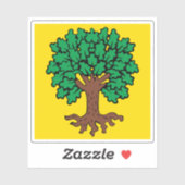 Flagge von Éherausforderens, Schweiz Aufkleber (Blatt)