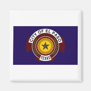 Flagge von El Paso Magnet