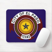 Flagge von El Paso Mousepad (Mit Mouse)