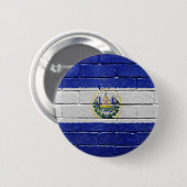 Flagge von El Salvador Button (Vorne & Hinten)