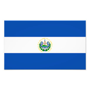 Flagge von El Salvador Fotodruck