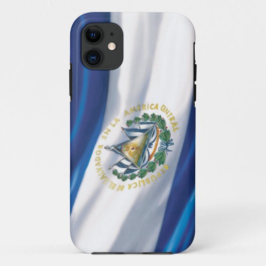 Flagge von El Salvador iPhone 5 Case-Mate Hülle (Rückseite)