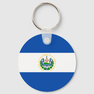 Flagge von El Salvador Schlüsselanhänger