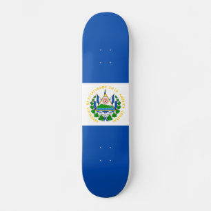 Flagge von El Salvador Skateboard