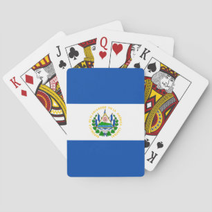 Flagge von El Salvador Spielkarten