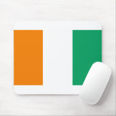 Flagge von Elfenbeinküste Mousepad (Mit Mouse)