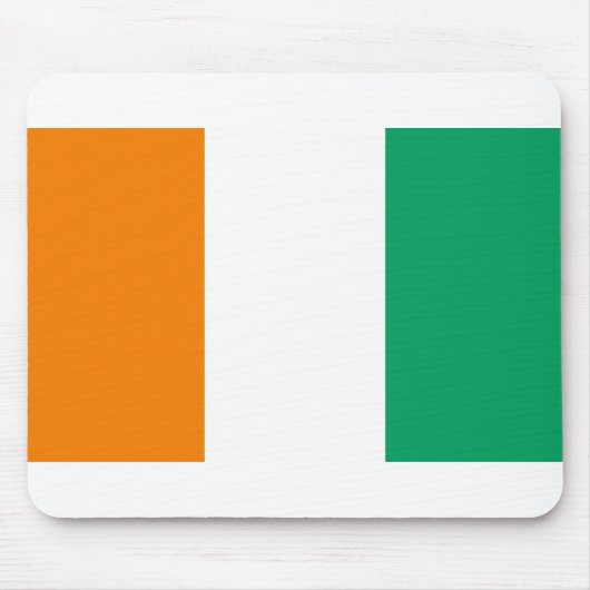 Flagge von Elfenbeinküste Mousepad (Vorne)