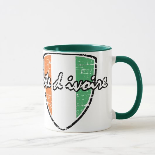Flagge von Elfenbeinküste Tasse (Rechts)