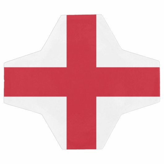 Flagge von England Fußball-Ball Fußball (Flach)