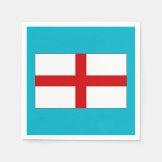Flagge von England Napkins Serviette (Vorderseite)
