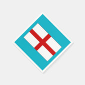 Flagge von England Napkins Serviette (Ecke)