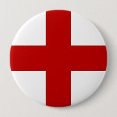 Flagge von England oder St. George Cross Button (Vorderseite)