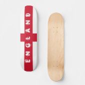 Flagge von England Skateboard (Vorderseite)