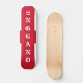 Flagge von England Skateboard (Vorderseite)