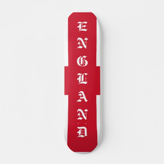 Flagge von England Skateboard (Vorne)