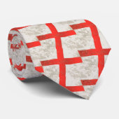 Flagge von England und Saint George Grunge Krawatte (Gerollt)