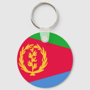 Flagge von Eritrea Schlüsselanhänger