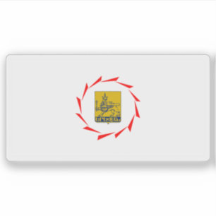 Flagge von Eriwan, Republik Armenien Aufkleber