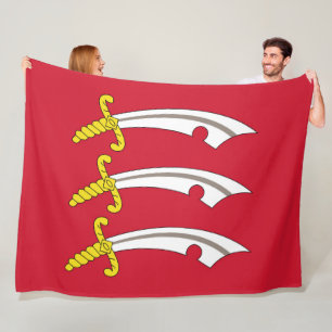 Flagge von Essex (englischer Landkreis) Fleecedecke