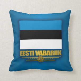 Flagge von Estland (Eesti Lipp) Kissen