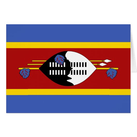 Flagge von Eswatini (Vorderseite (Horizontal))