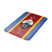 Flagge von Eswatini Badematte (Schrägansicht)