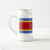 Flagge von Eswatini Bierglas (Links)