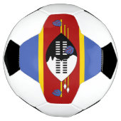 Flagge von Eswatini Fußball (Gedreht)