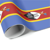 Flagge von Eswatini Geschenkpapier (Rolleneckpunkt)