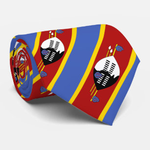 Flagge von Eswatini Krawatte