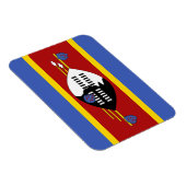 Flagge von Eswatini Magnet (Rechte Seite)