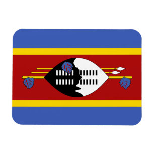 Flagge von Eswatini Magnet