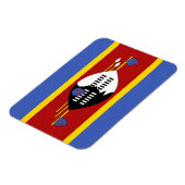 Flagge von Eswatini Magnet (Linke Seite)