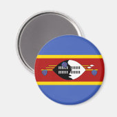 Flagge von Eswatini Magnet (Vorderseite/Rückseite)