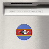 Flagge von Eswatini Magnet (In Situ (Geschirrspüler))