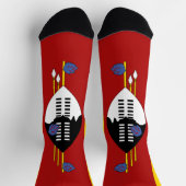 Flagge von Eswatini Socken (Oben)