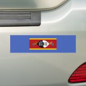 Flagge von Eswatini (Swasiland) Autoaufkleber (Auf Auto)