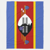 Flagge von Eswatini (Swasiland) Fleecedecke (Vorderseite)