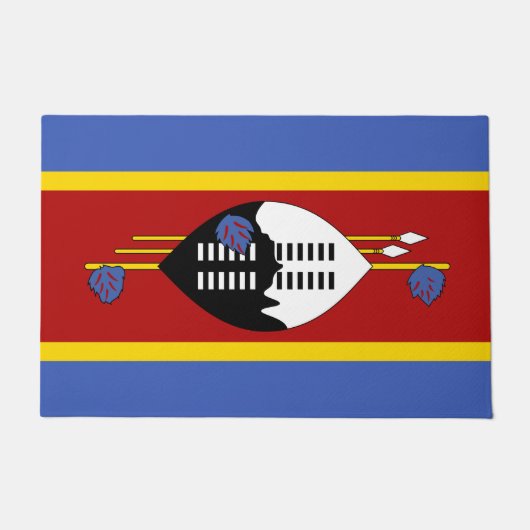 Flagge von Eswatini (Swasiland) Fußmatte (Vorderseite)