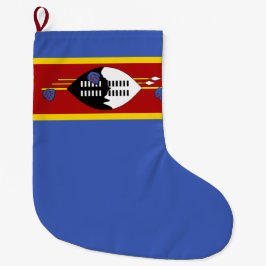 Flagge von Eswatini (Swasiland) Großer Weihnachtsstrumpf
