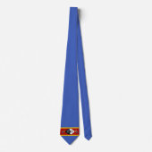 Flagge von Eswatini (Swasiland) Krawatte (Vorderseite)