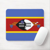 Flagge von Eswatini (Swasiland) Mousepad (Mit Mouse)