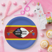 Flagge von Eswatini (Swasiland) Pappteller (Party)