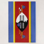 Flagge von Eswatini (Swasiland) Puzzle (Vertikal)
