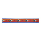 Flagge von Eswatini (Swasiland) Satinband (Vorderseite)