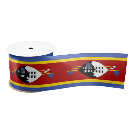 Flagge von Eswatini (Swasiland) Satinband (Spule)
