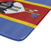 Flagge von Eswatini (Swasiland) Schneidebrett (Ecke)