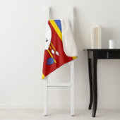 Flagge von Eswatini (Swasiland) Sherpadecke (Beispiel)