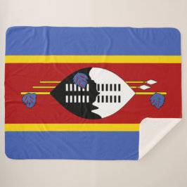 Flagge von Eswatini (Swasiland) Sherpadecke